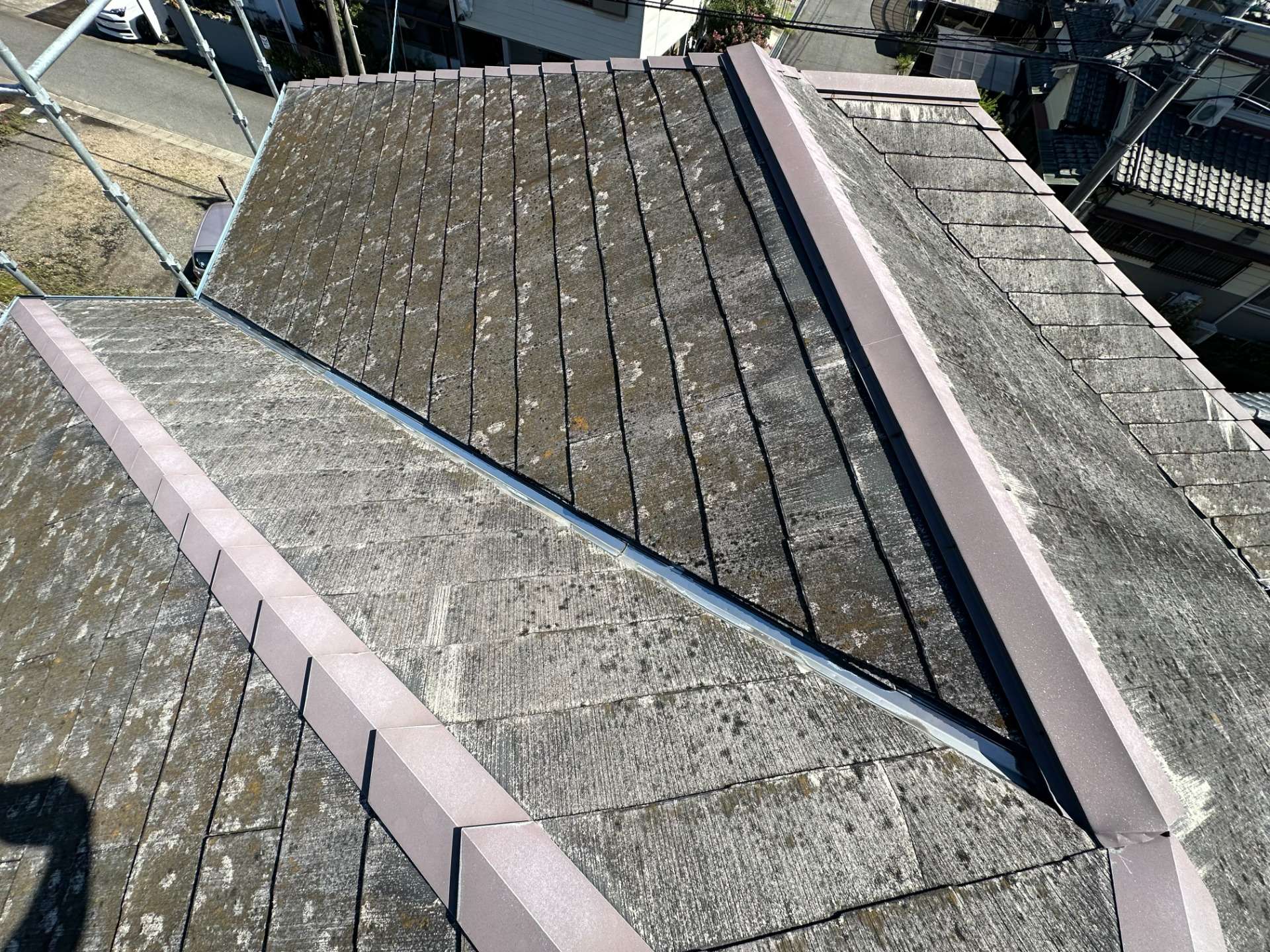 2025年11月施工　屋根カバー工法　屋根板金カバー工法　可児市F様邸