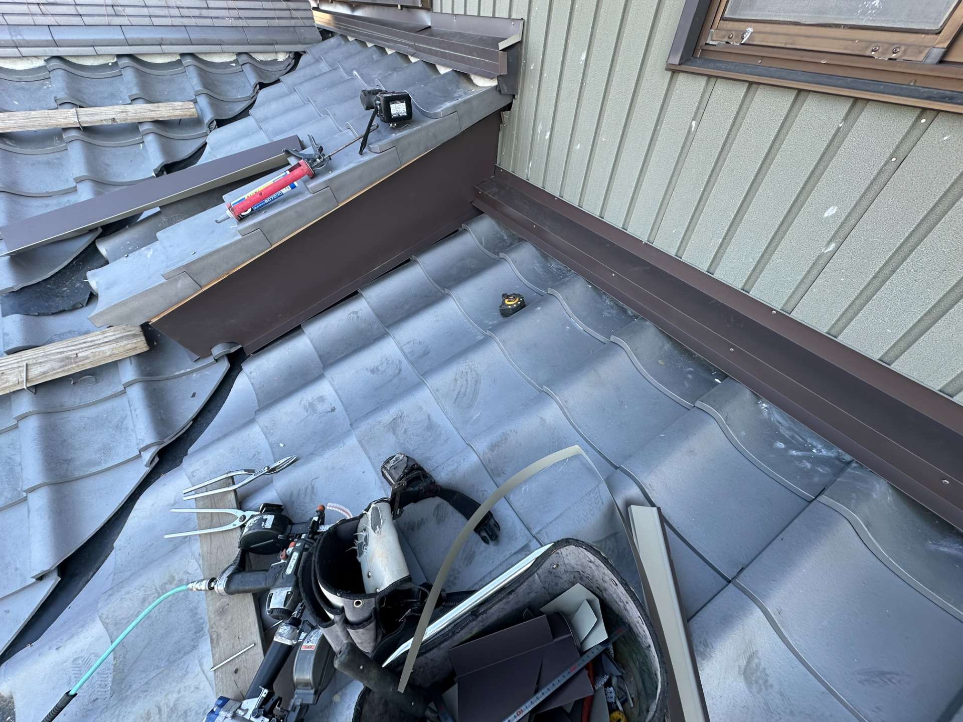 2025年12月施工　屋根の葺き替え　屋根の張り替え　岐阜市江口　F様邸