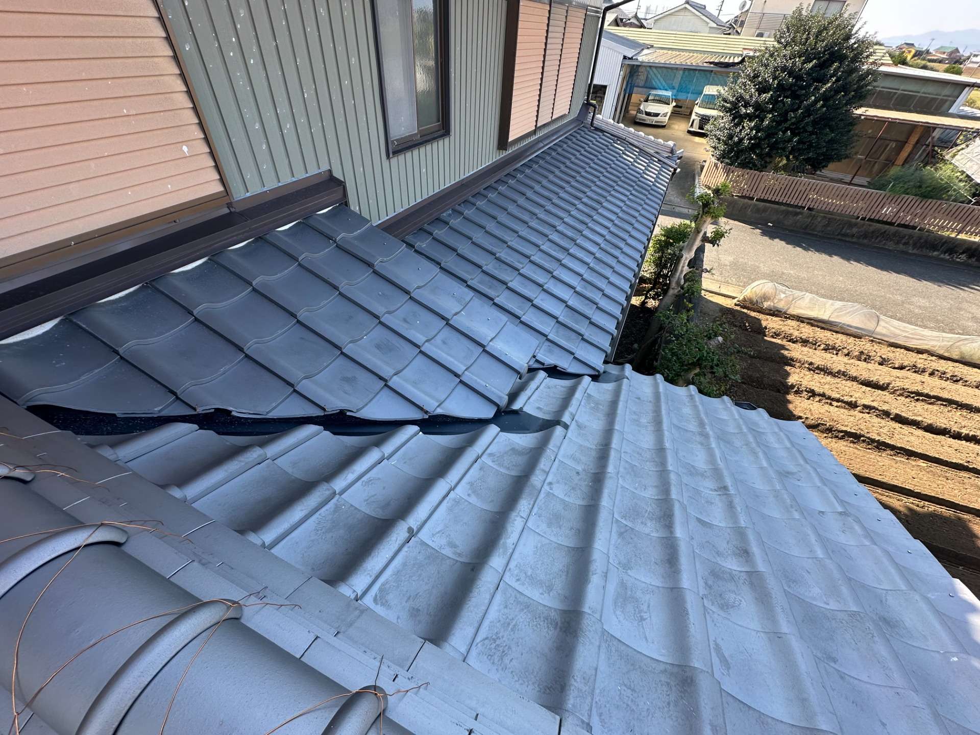 2025年12月施工　屋根の葺き替え　屋根の張り替え　岐阜市江口　F様邸