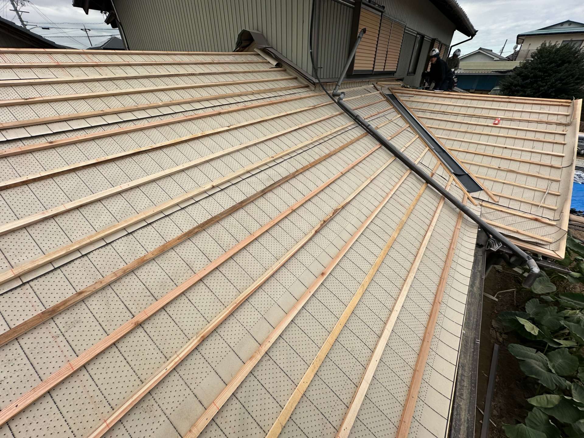 2025年12月施工　屋根の葺き替え　屋根の張り替え　岐阜市江口　F様邸