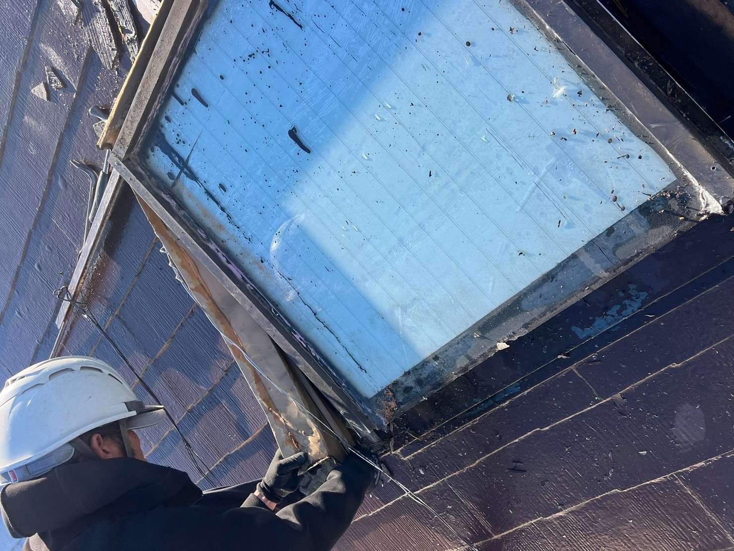 2025年12月施工　屋根カバー工法　屋根板金カバー工法　岐阜市福富　M様邸