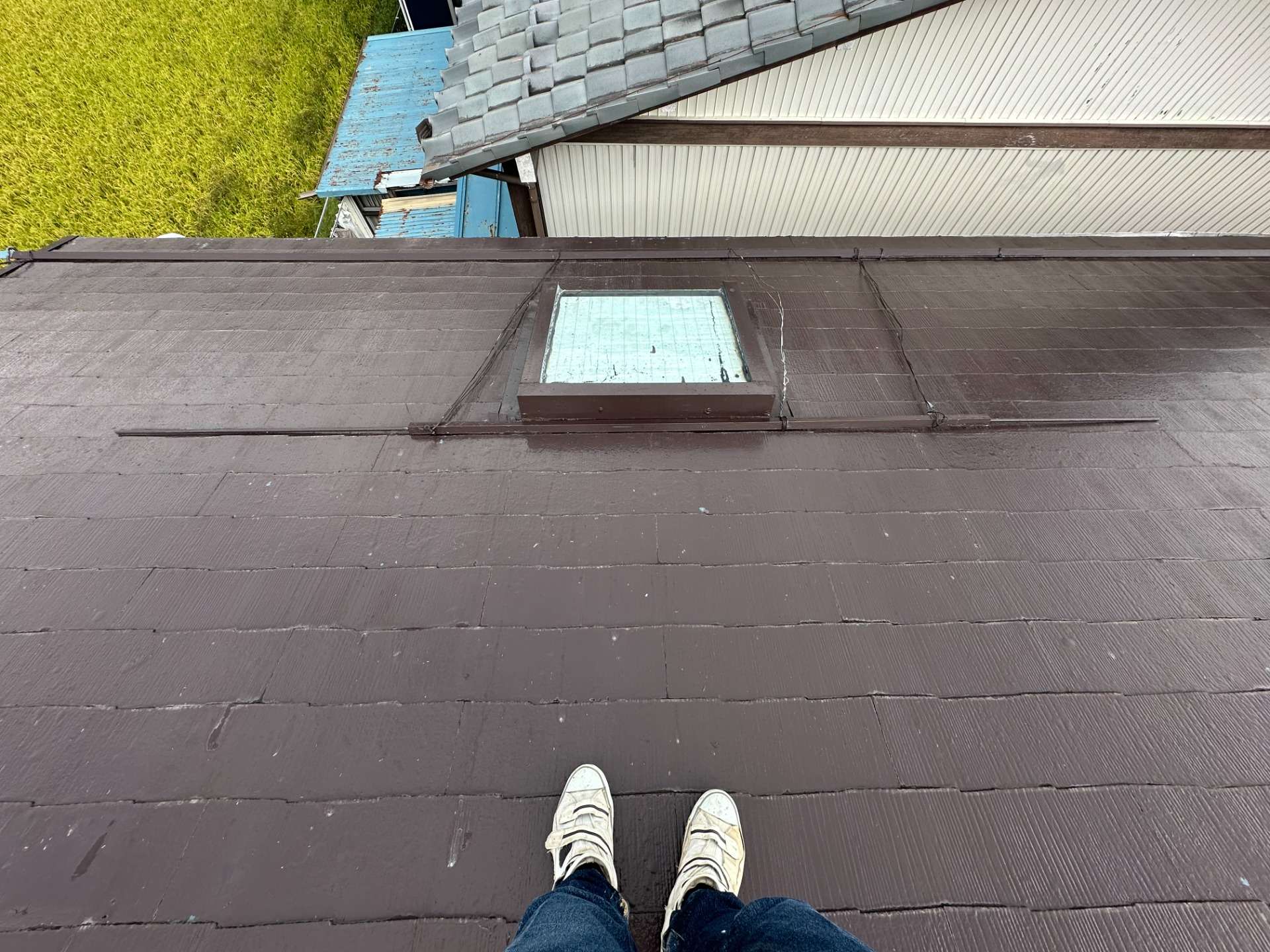 2025年12月施工　屋根カバー工法　屋根板金カバー工法　岐阜市福富　M様邸