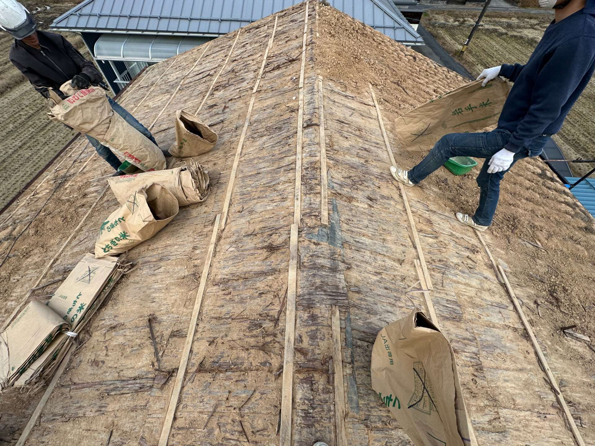 2025年12月施工　屋根の葺き替え　あまとい工事　岐阜市福富W様邸