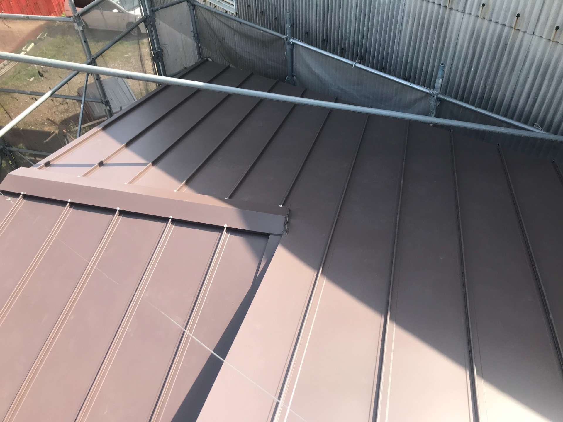 2026年1月施工　屋根の葺き替え　外壁板金の張替え　岐阜市祈年町K様邸