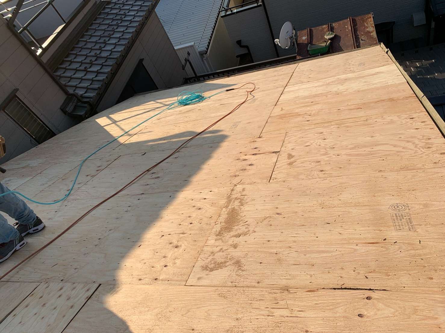 2026年1月施工　屋根の葺き替え　山県市M様邸