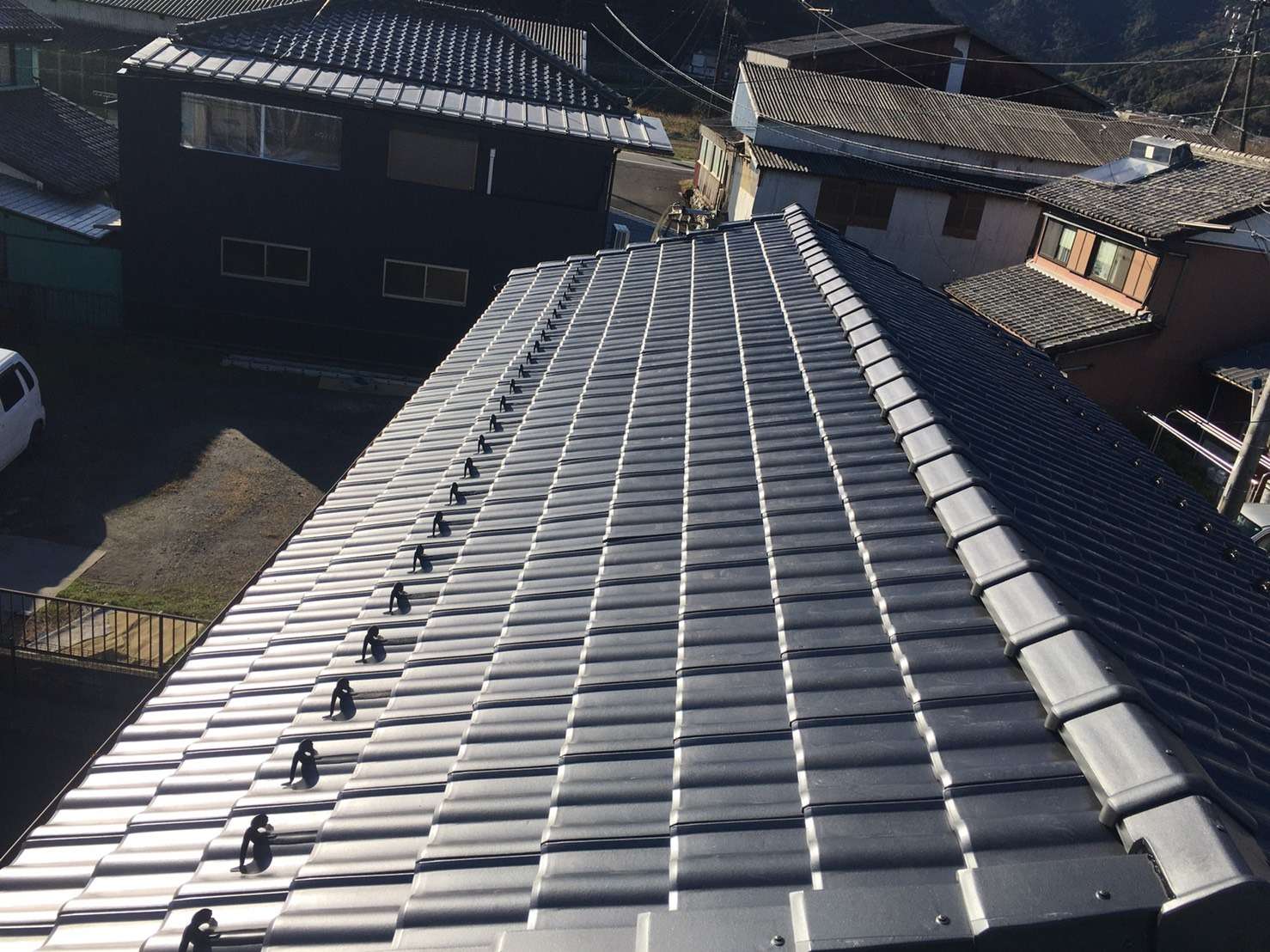 2026年1月施工　屋根の葺き替え　山県市M様邸