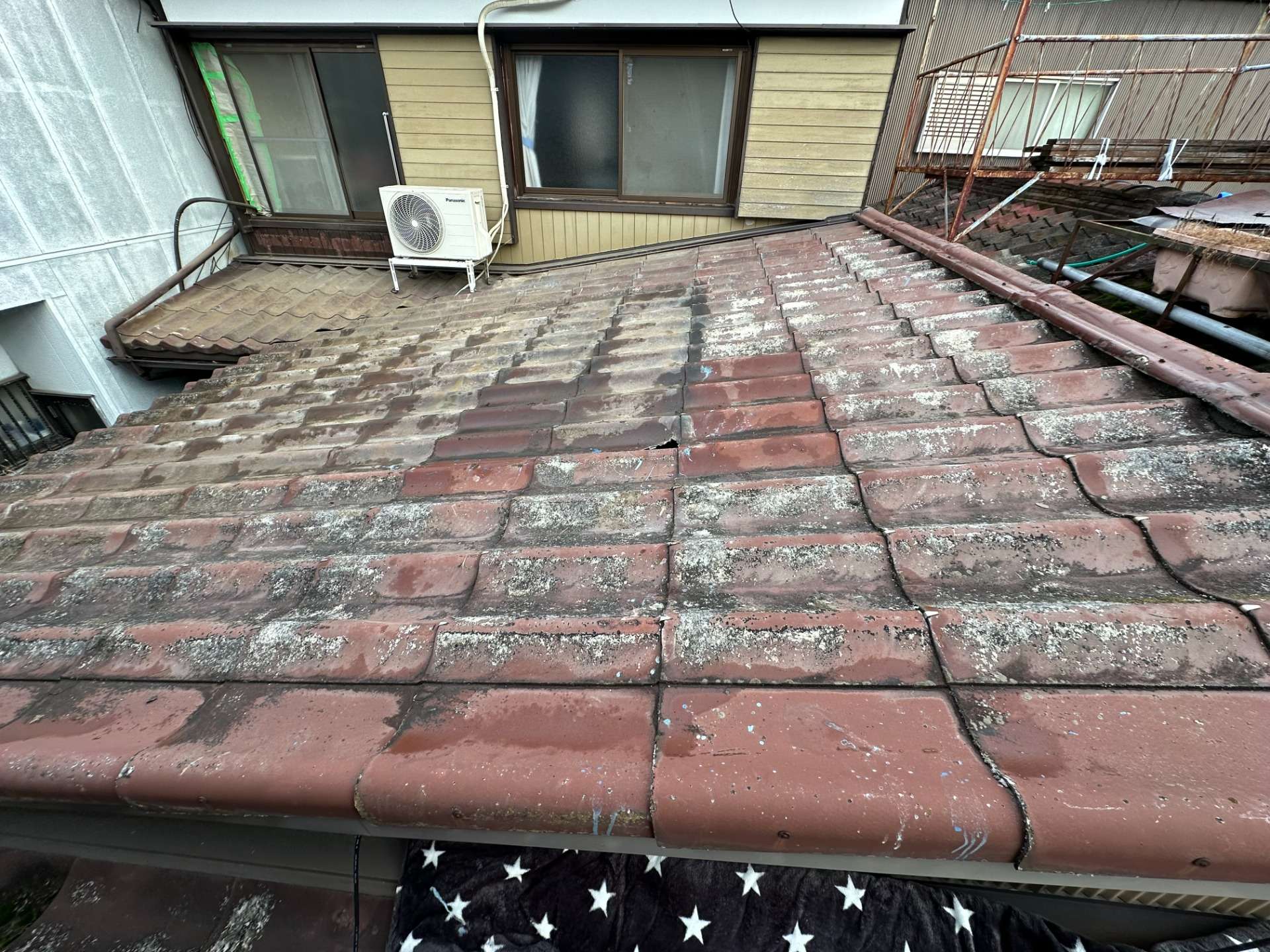 2026年1月施工　屋根の葺き替え　あまどい掛け替え　岐阜市加納T様邸