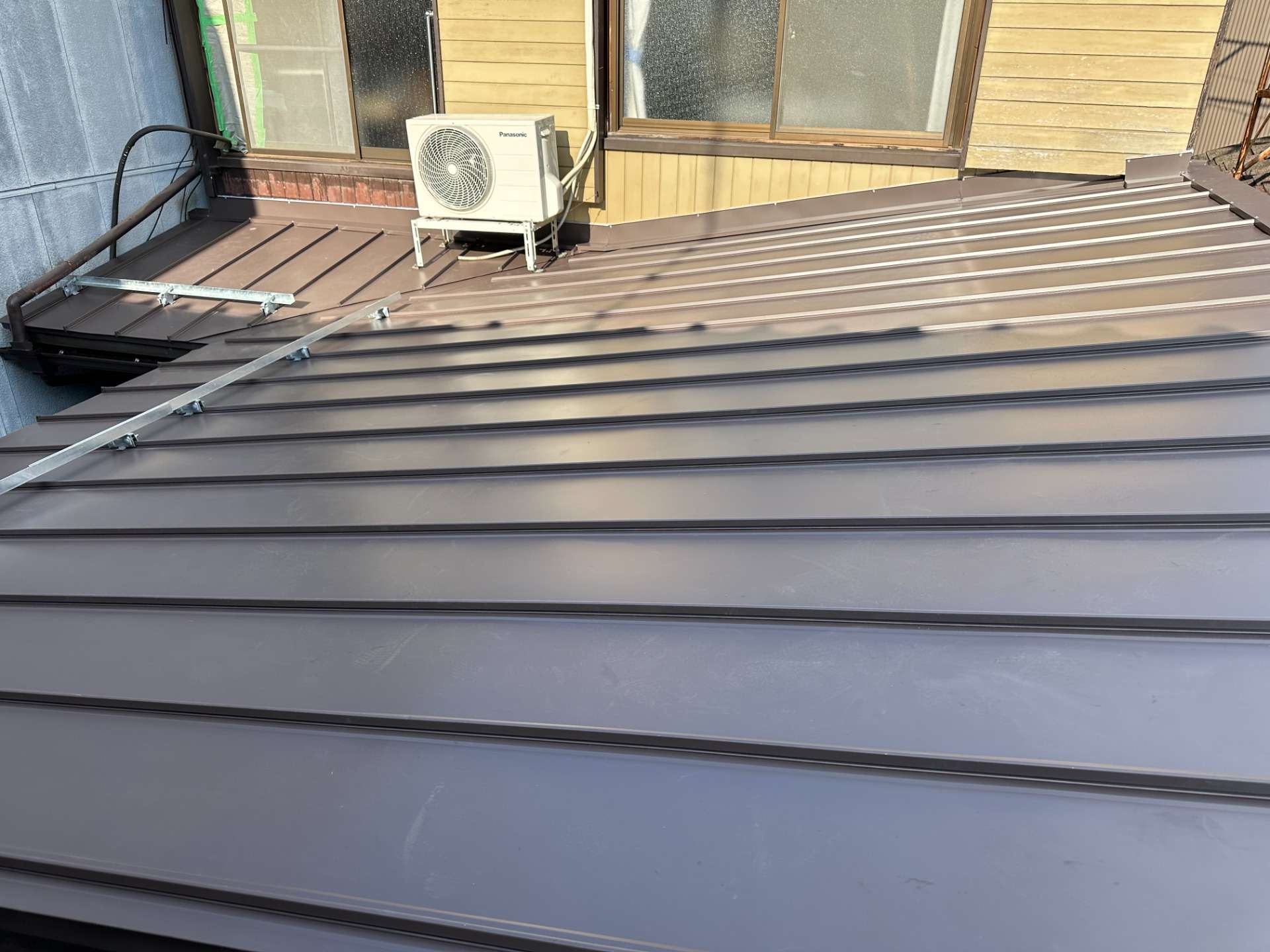 2026年1月施工　屋根の葺き替え　あまどい掛け替え　岐阜市加納T様邸