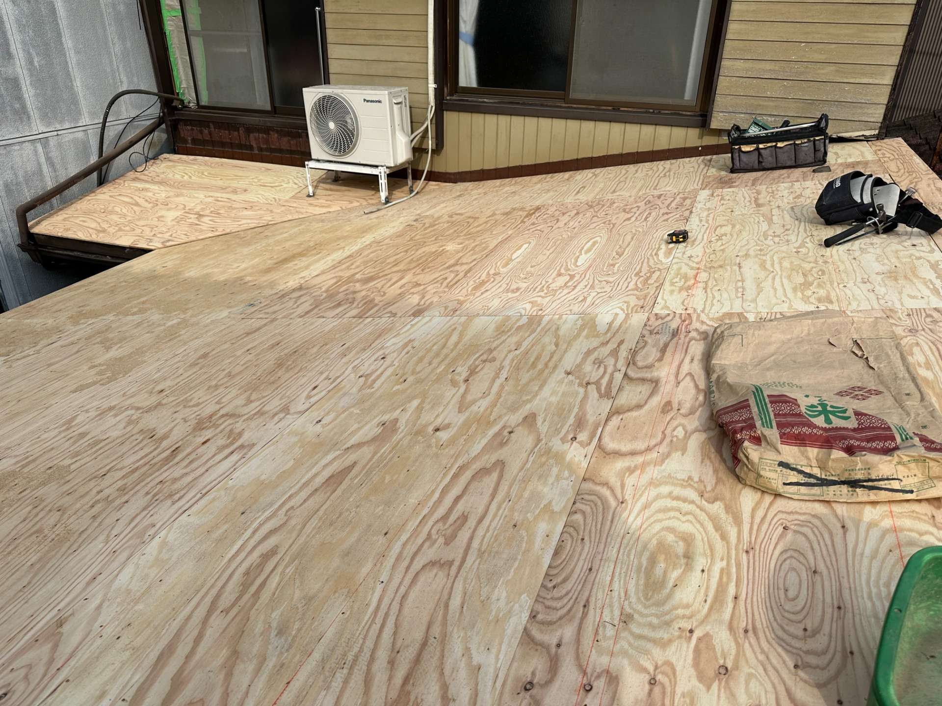 2026年1月施工　屋根の葺き替え　あまどい掛け替え　岐阜市加納T様邸