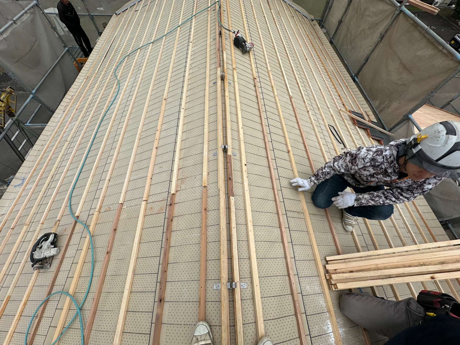 2026年2月施工　屋根の葺き替え　岐阜市T様邸