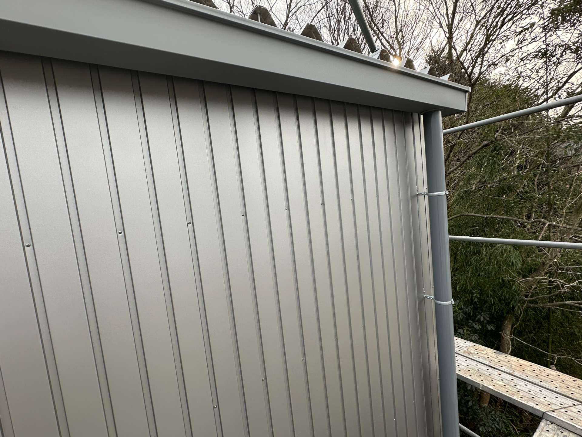 2026年2月施工　屋根の新設　外壁の新設　あまとい新設　岐阜市G社様邸