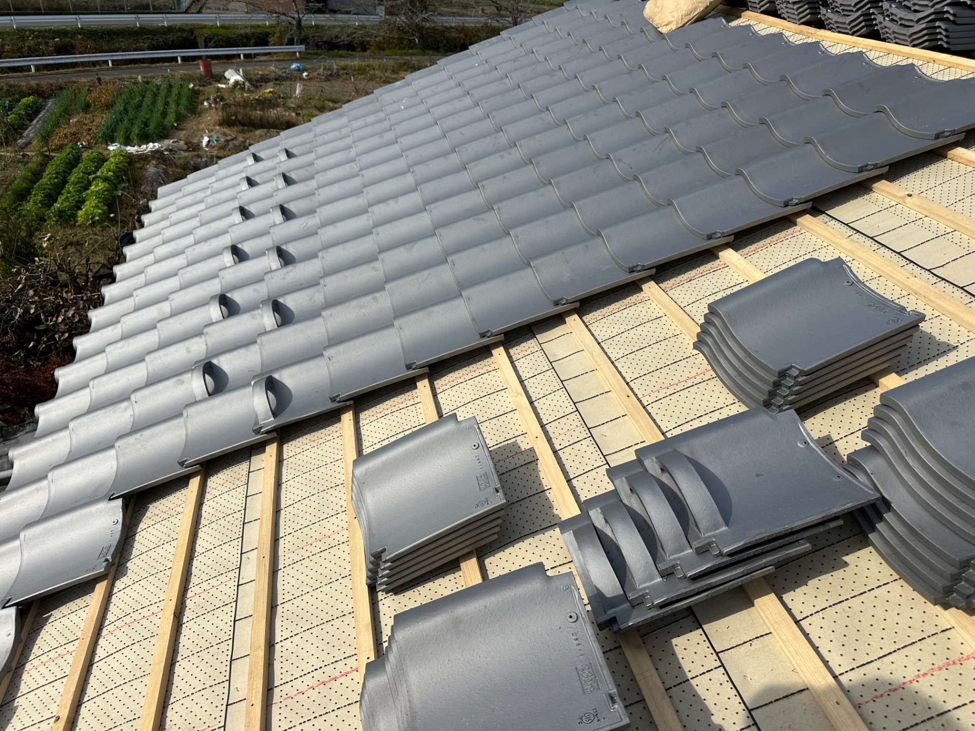 2026年2月施工　屋根の葺き替え　山県市T様邸