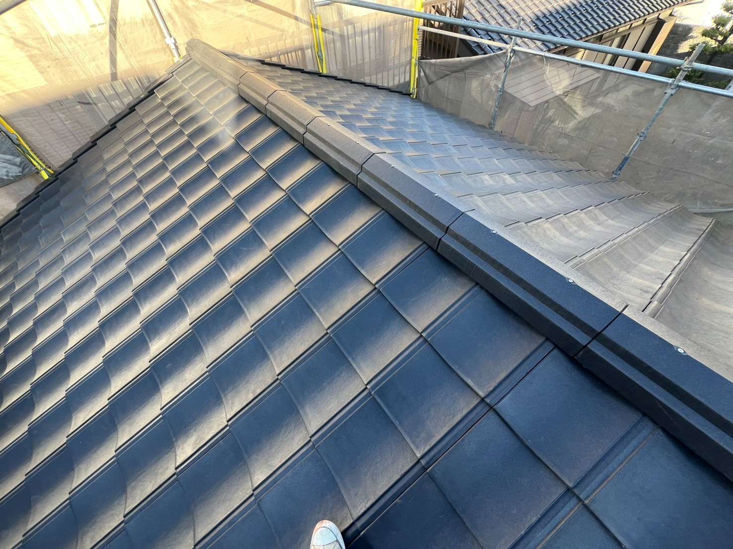 2026年3月施工　屋根の葺き替え 羽島市B様邸