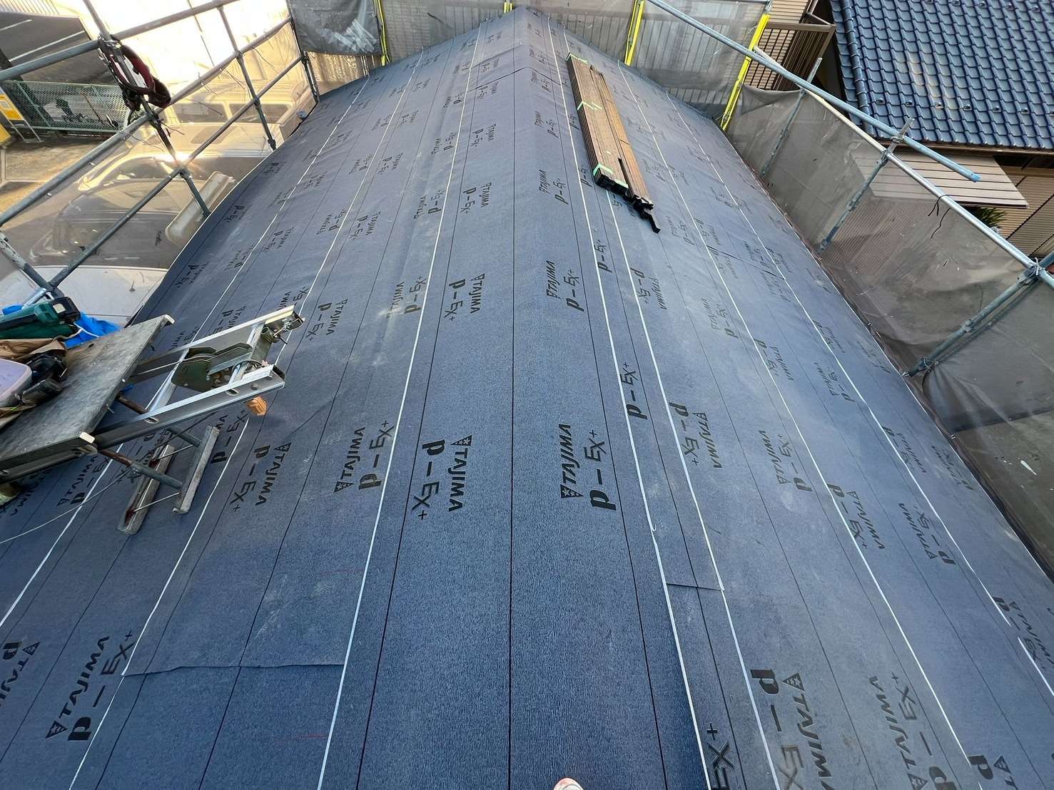 2026年3月施工　屋根の葺き替え 羽島市B様邸