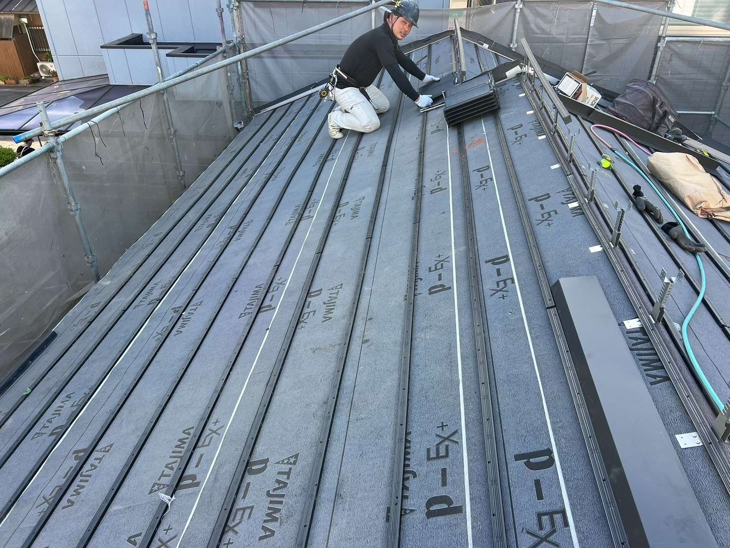 2026年3月施工　屋根の葺き替え 羽島市B様邸