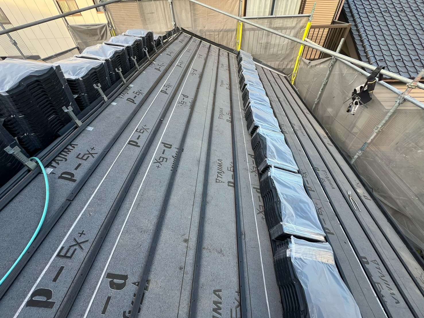 2026年3月施工　屋根の葺き替え 羽島市B様邸