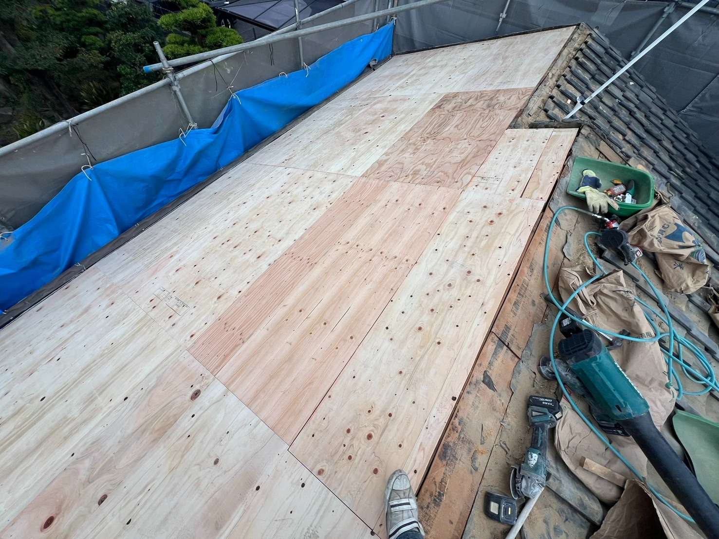 2026年3月施工　屋根の葺き替え 羽島市B様邸