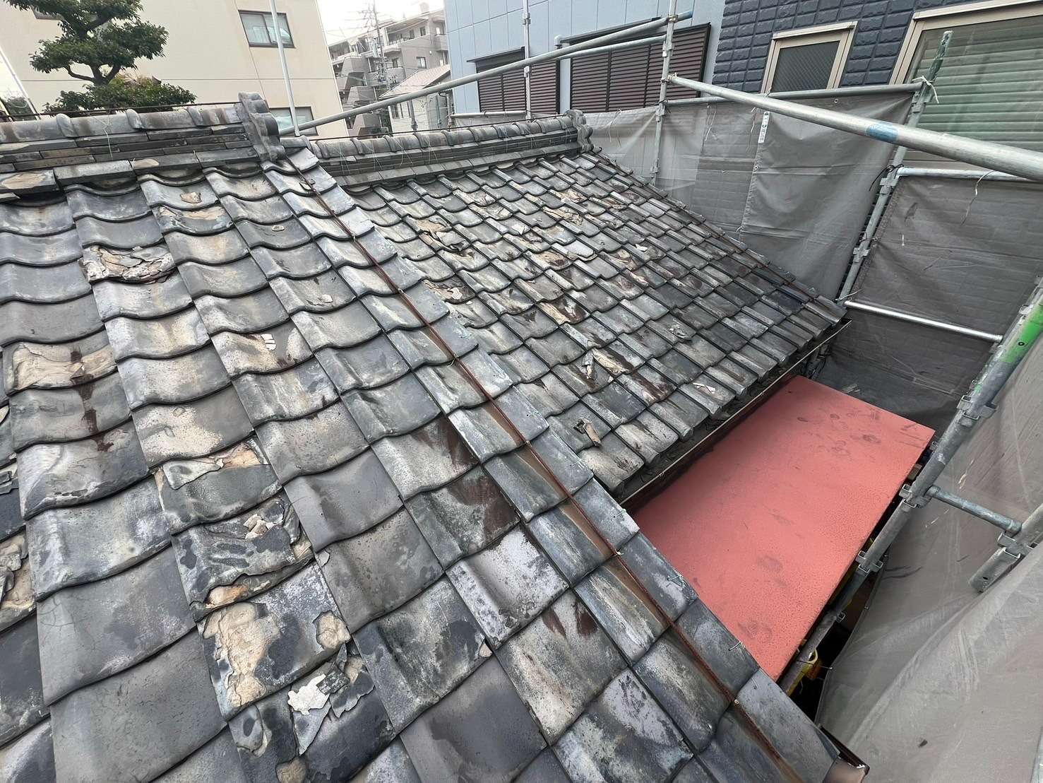 2026年3月施工　屋根の葺き替え 羽島市B様邸