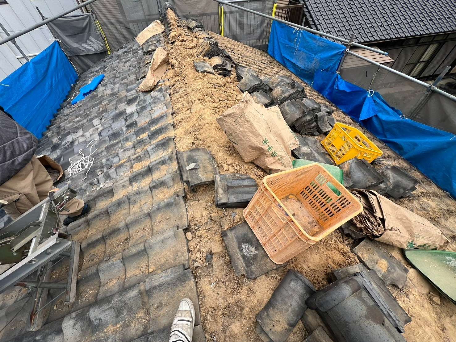 2026年3月施工　屋根の葺き替え 羽島市B様邸