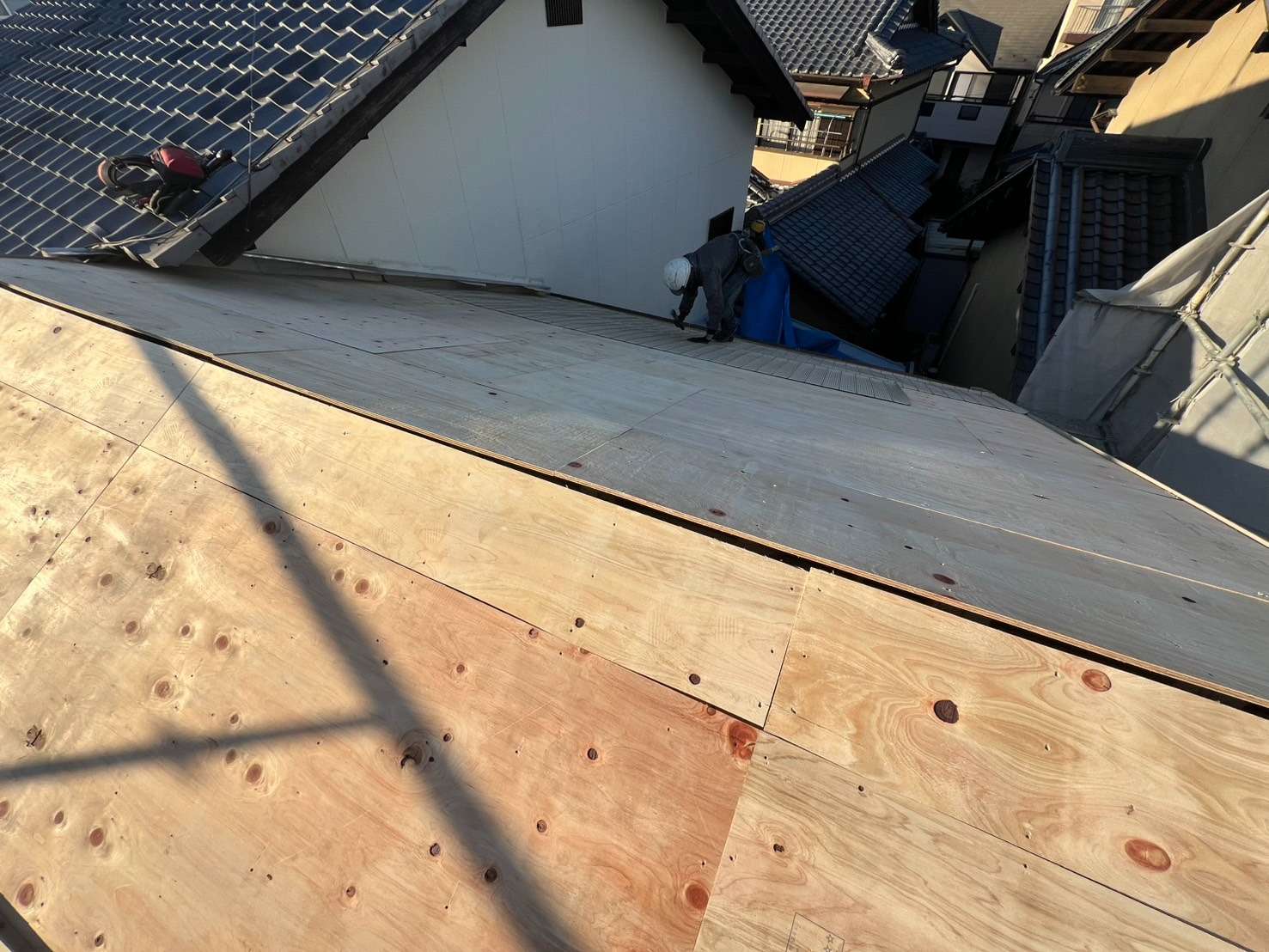 2026年3月施工　屋根の葺き替え 岐阜市K様邸