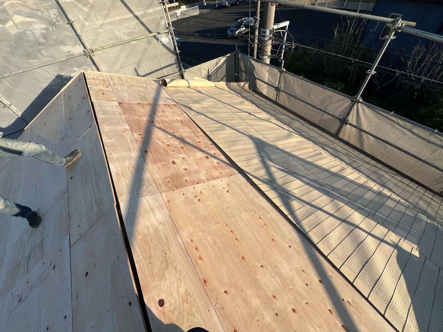 2026年3月施工　屋根の葺き替え 岐阜市K様邸