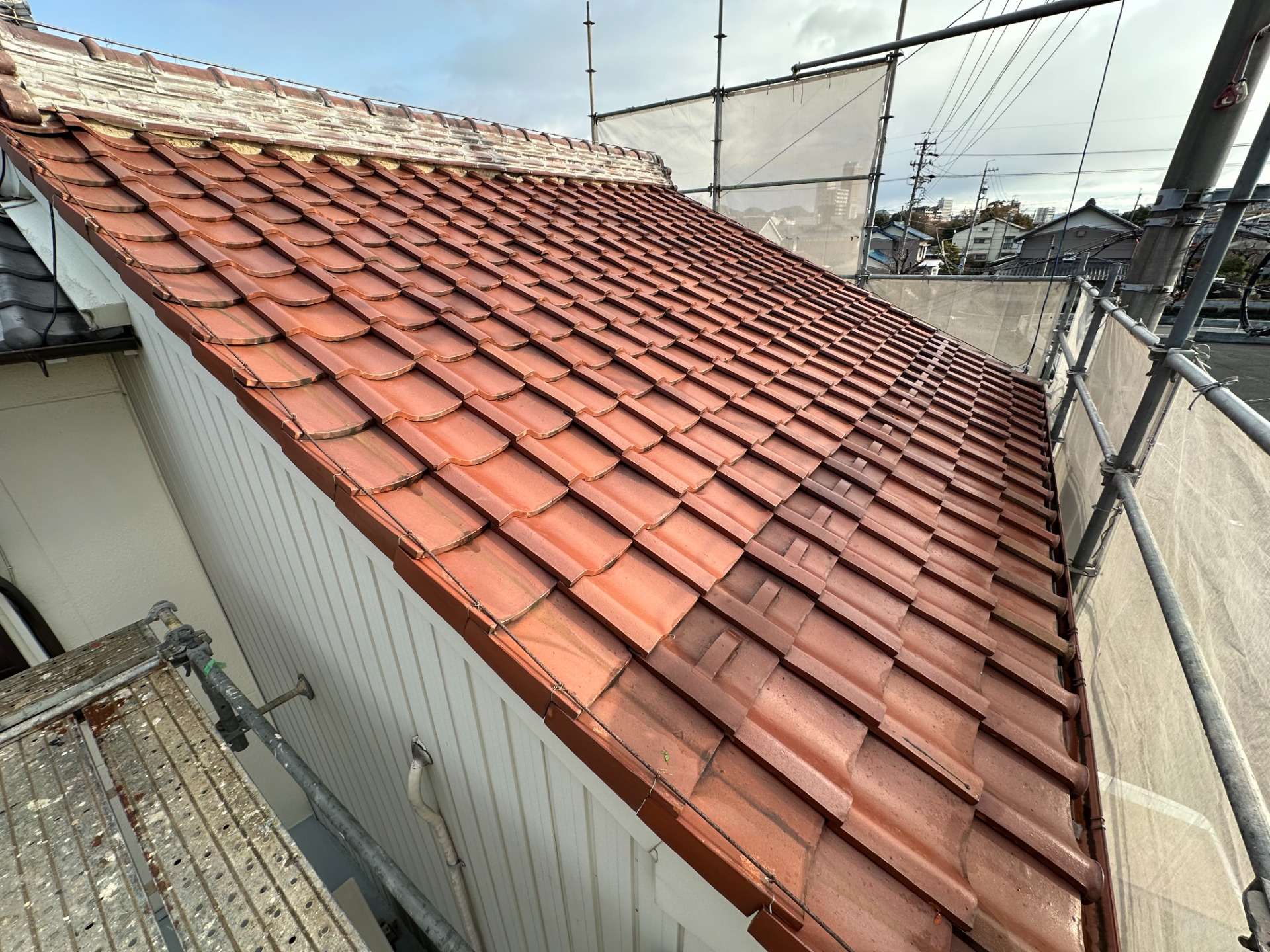 2026年3月施工　屋根の葺き替え 岐阜市K様邸