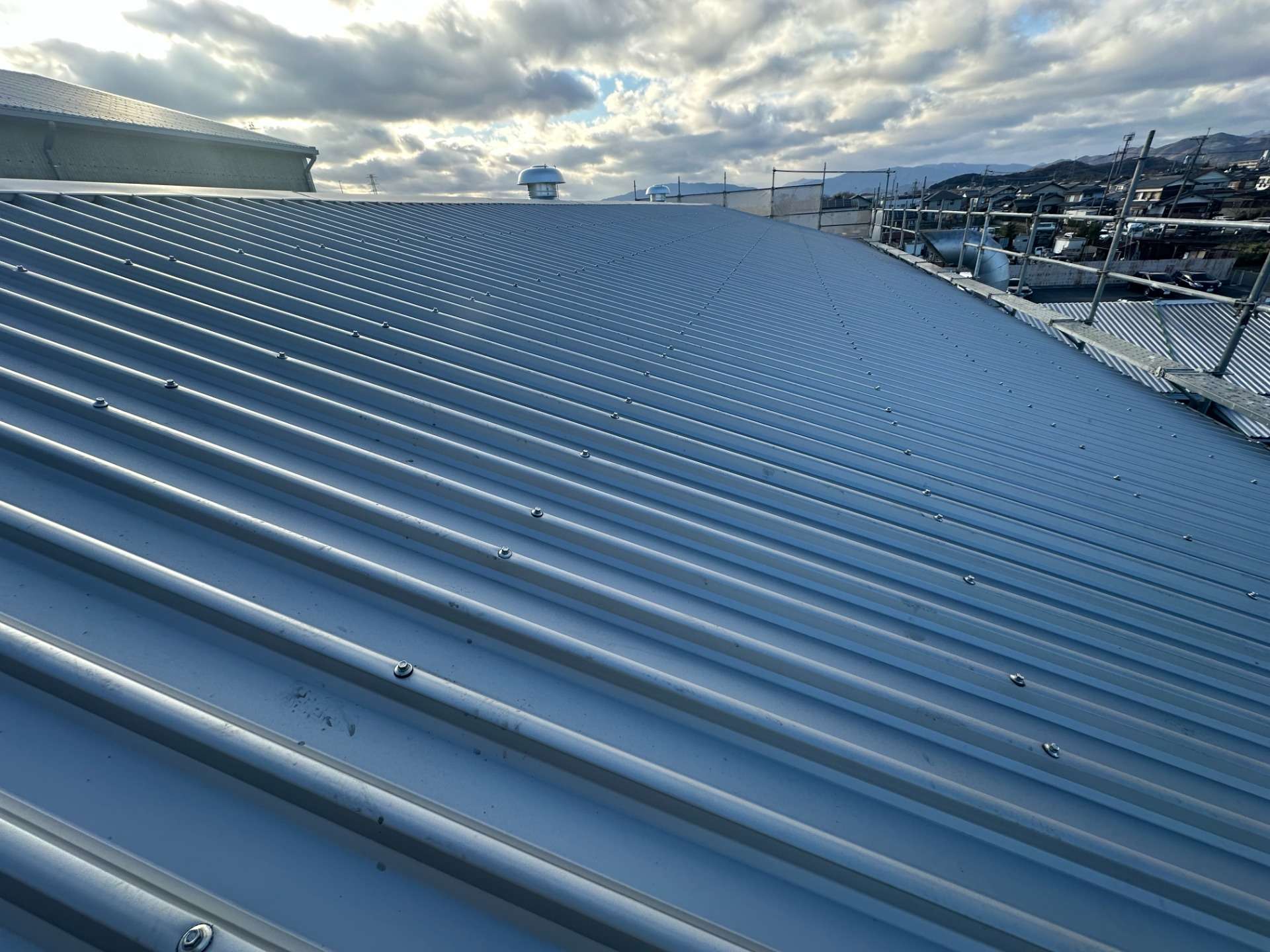 2026年3月施工　屋根カバー工法　あまとい新設　岐阜市Y社様邸