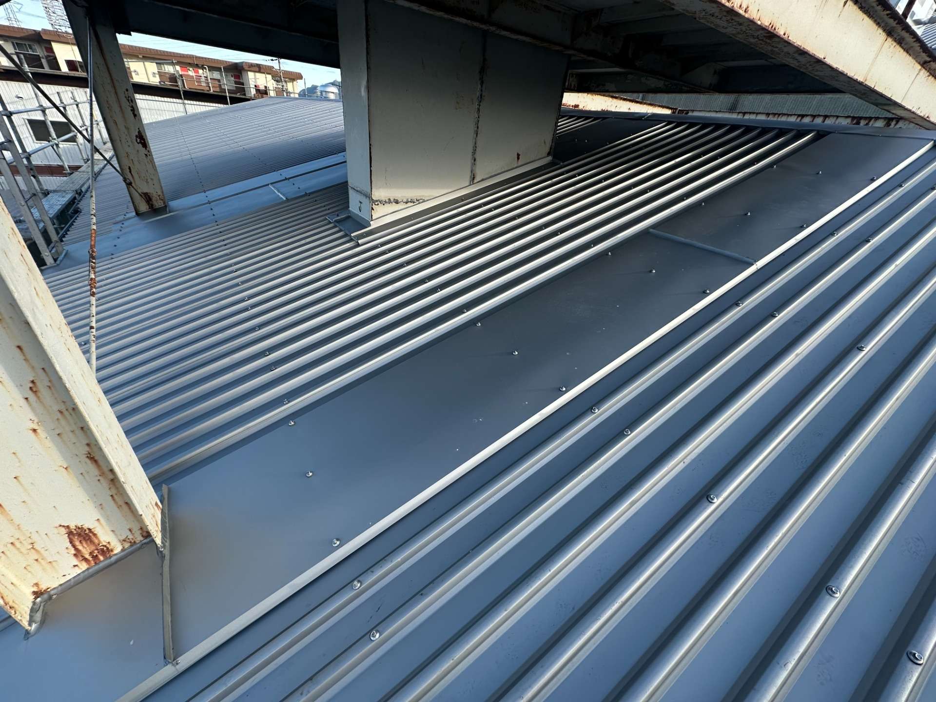 2026年3月施工　屋根カバー工法　あまとい新設　岐阜市Y社様邸