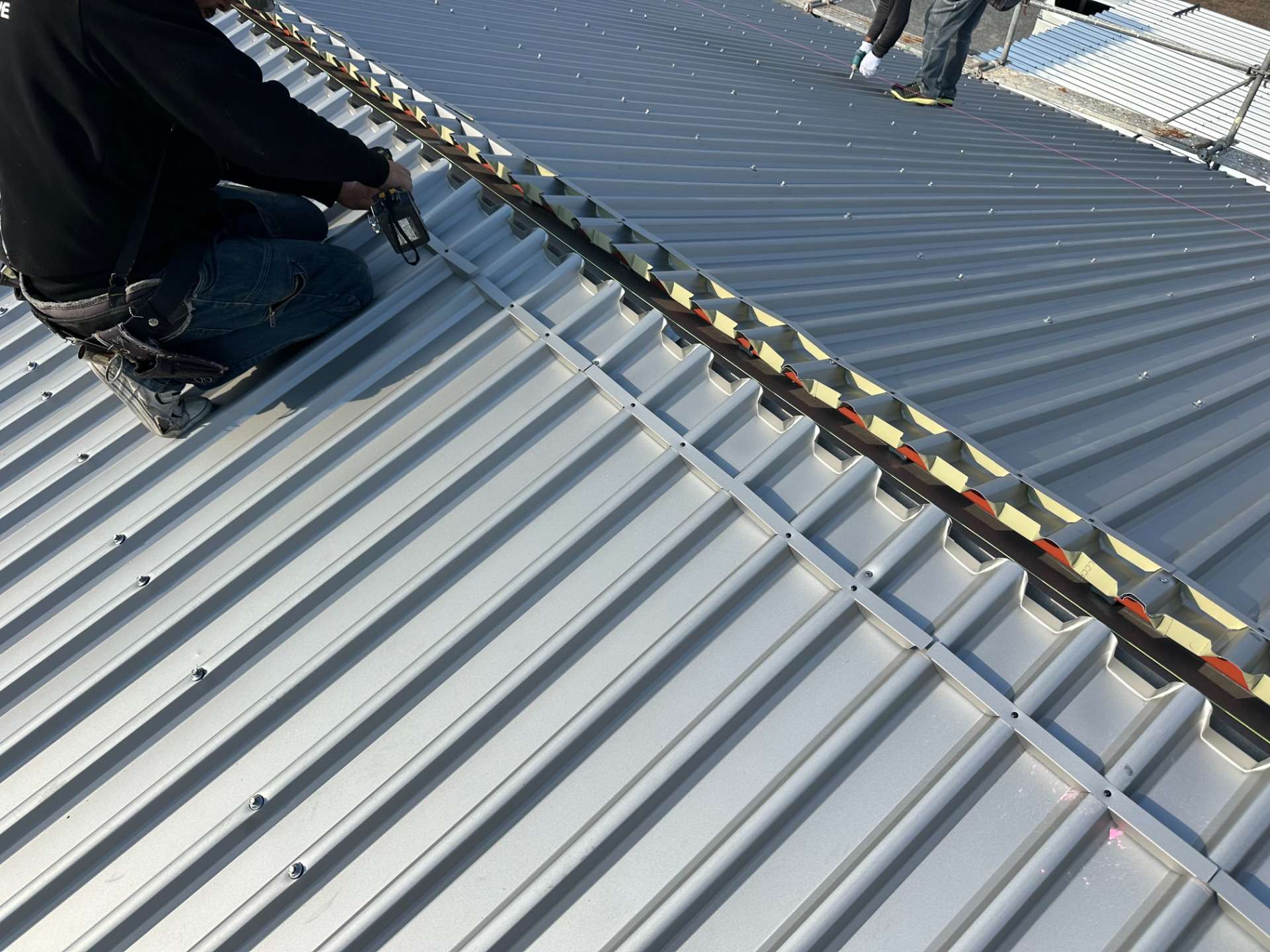 2026年3月施工　屋根カバー工法　あまとい新設　岐阜市Y社様邸