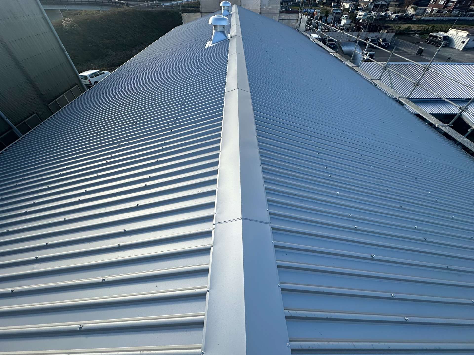 2026年3月施工 屋根カバー工法 あまとい新設 岐阜市Y社様邸