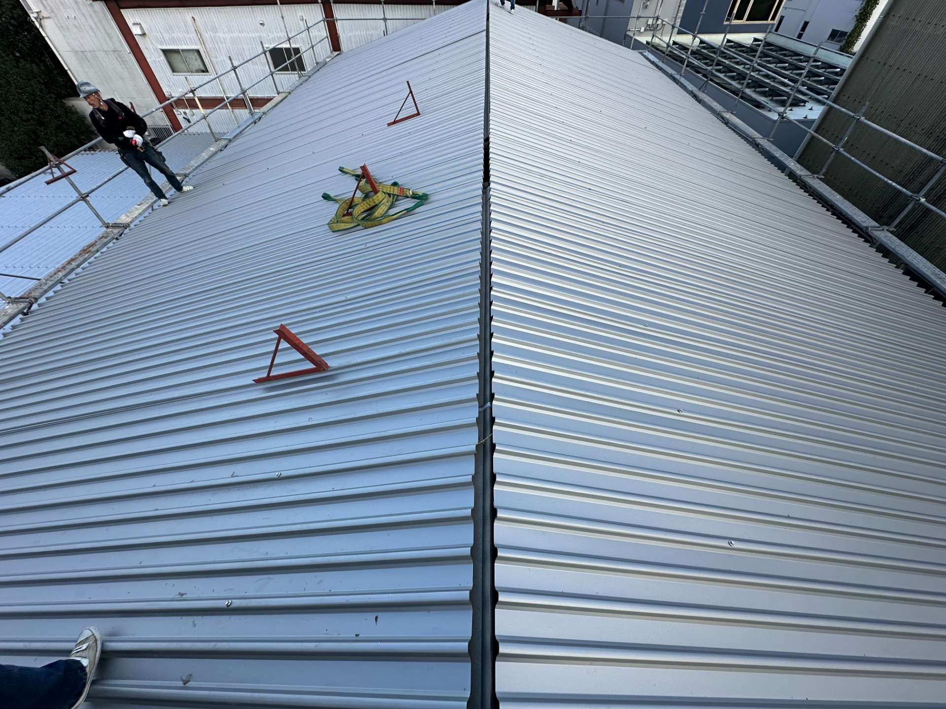 2026年3月施工　屋根カバー工法　あまとい新設　岐阜市Y社様邸