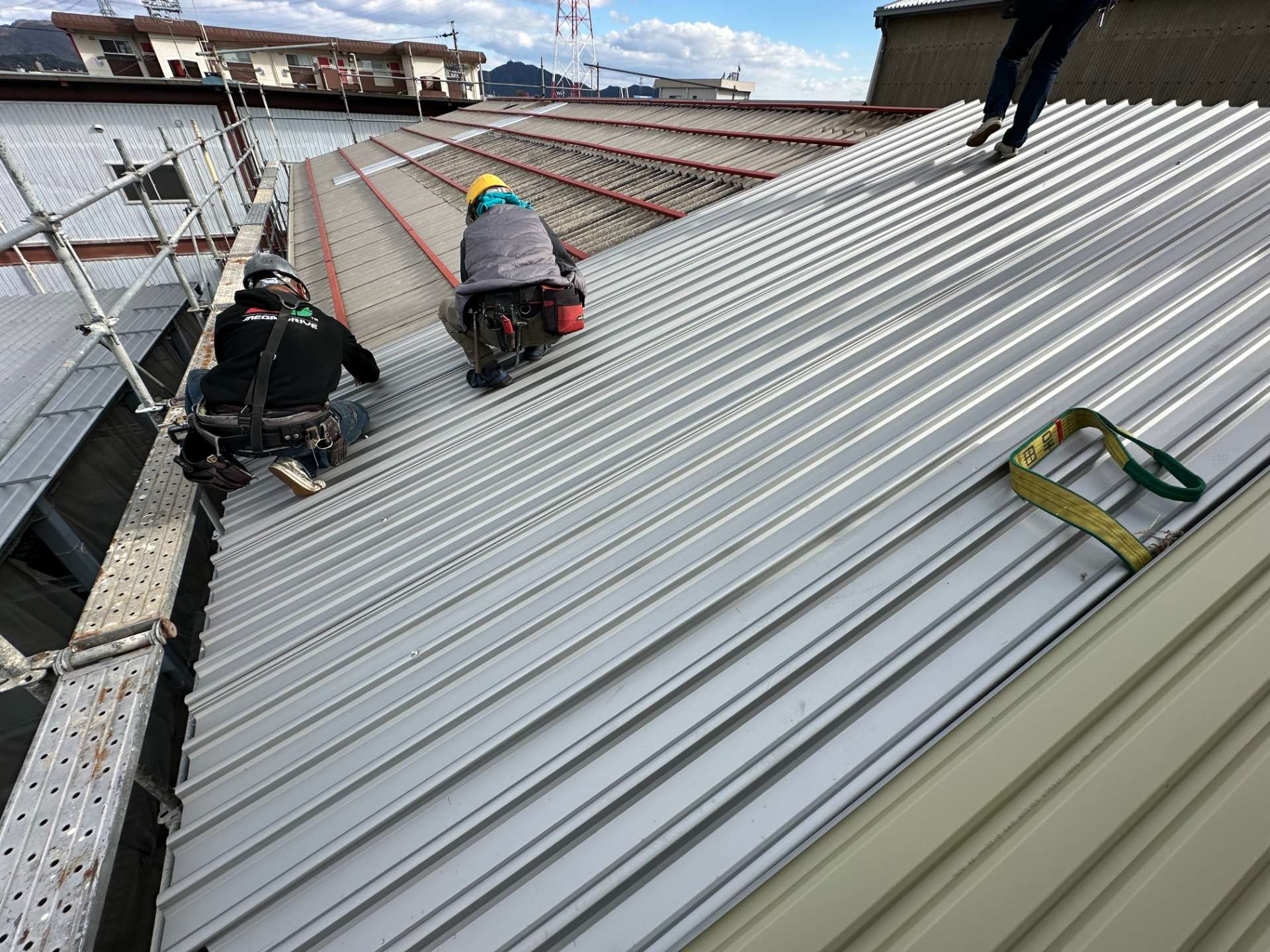 2026年3月施工　屋根カバー工法　あまとい新設　岐阜市Y社様邸