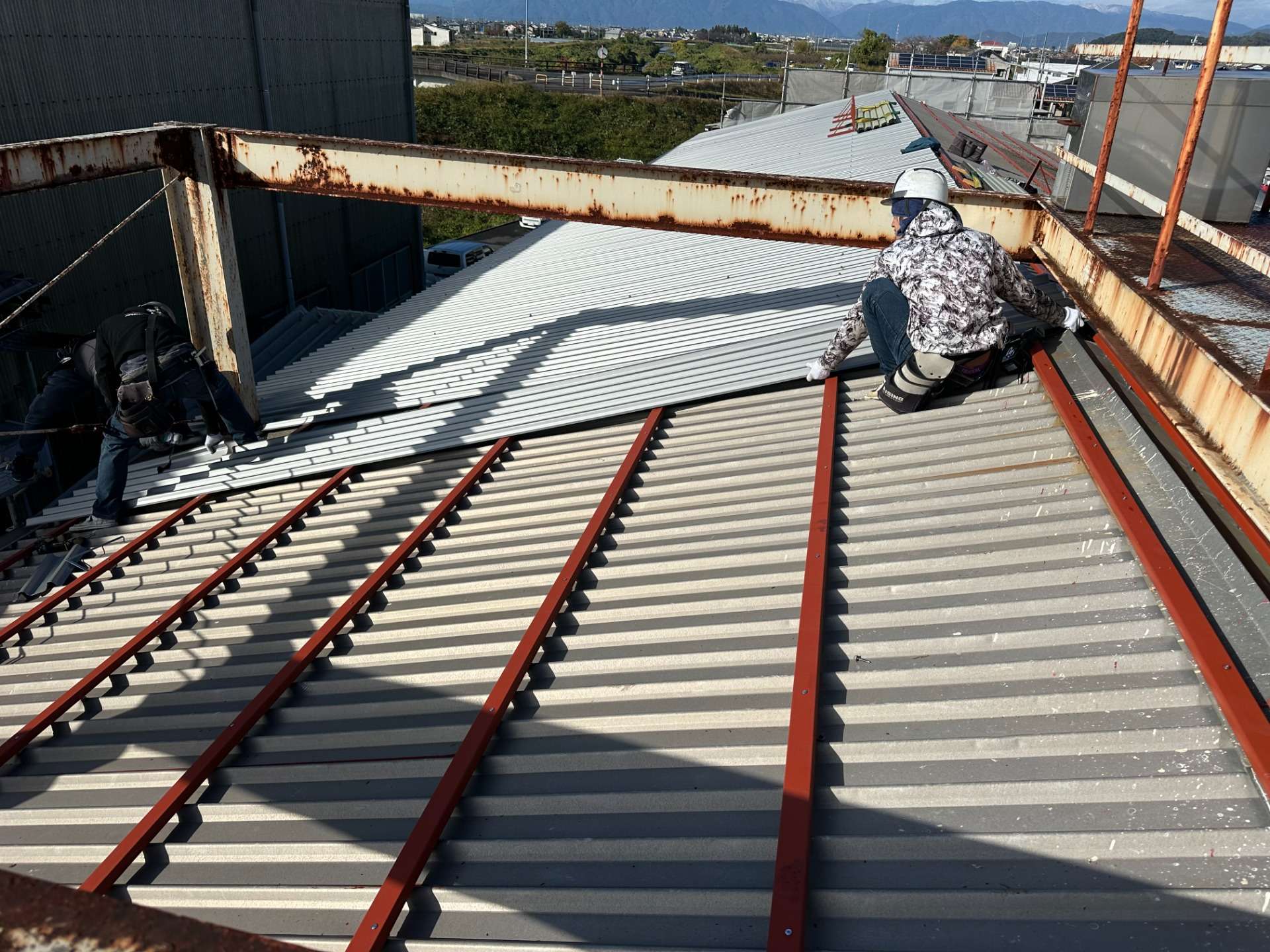 2026年3月施工　屋根カバー工法　あまとい新設　岐阜市Y社様邸