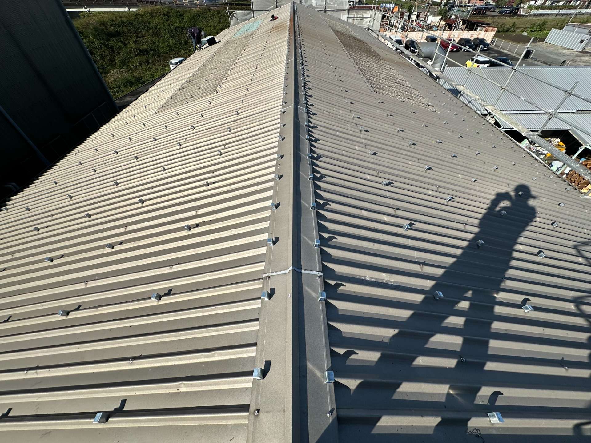 2026年3月施工　屋根カバー工法　あまとい新設　岐阜市Y社様邸