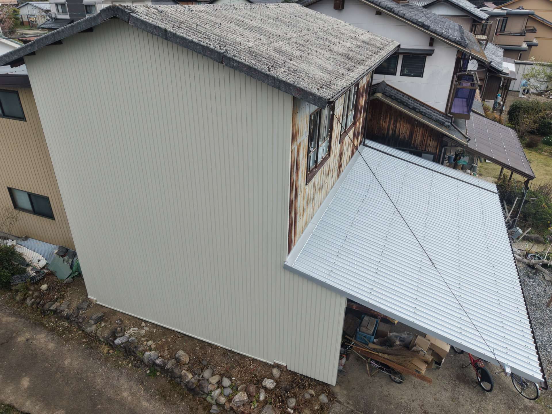 2026年4月施工　屋根の葺き替え　外壁カバー工法　あまとい交換　美濃加茂市　M様邸