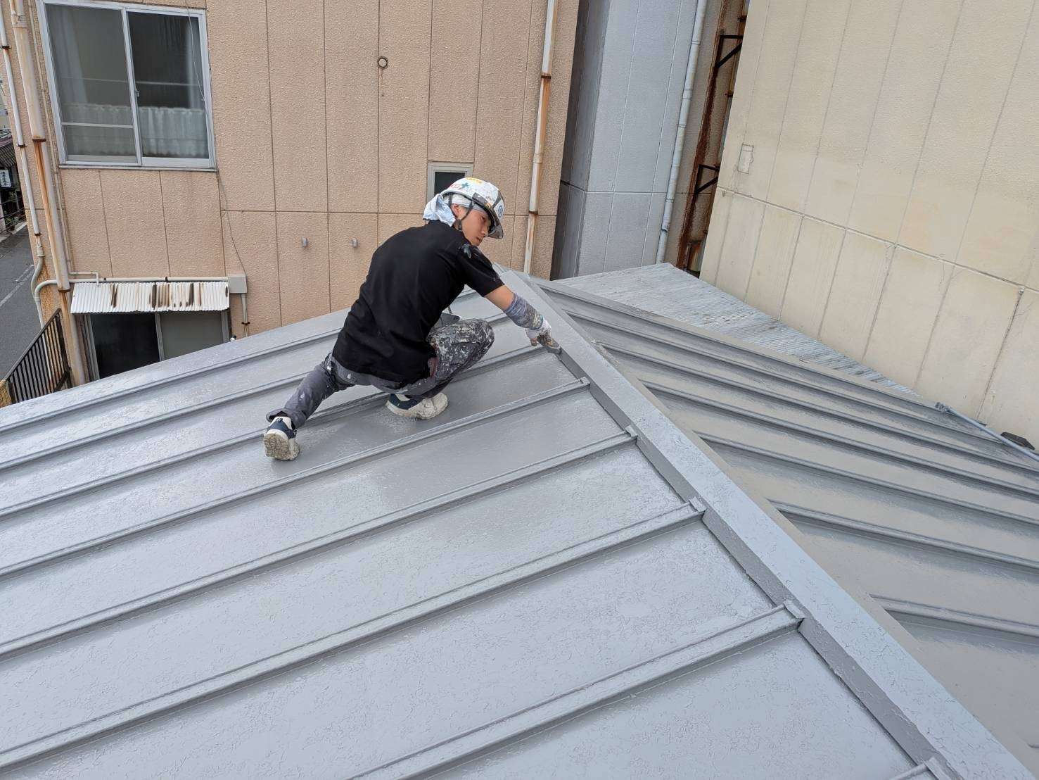 2026年6月施工　屋根の葺き替え　あまどい交換　屋根の塗装　大垣市本町　S様邸