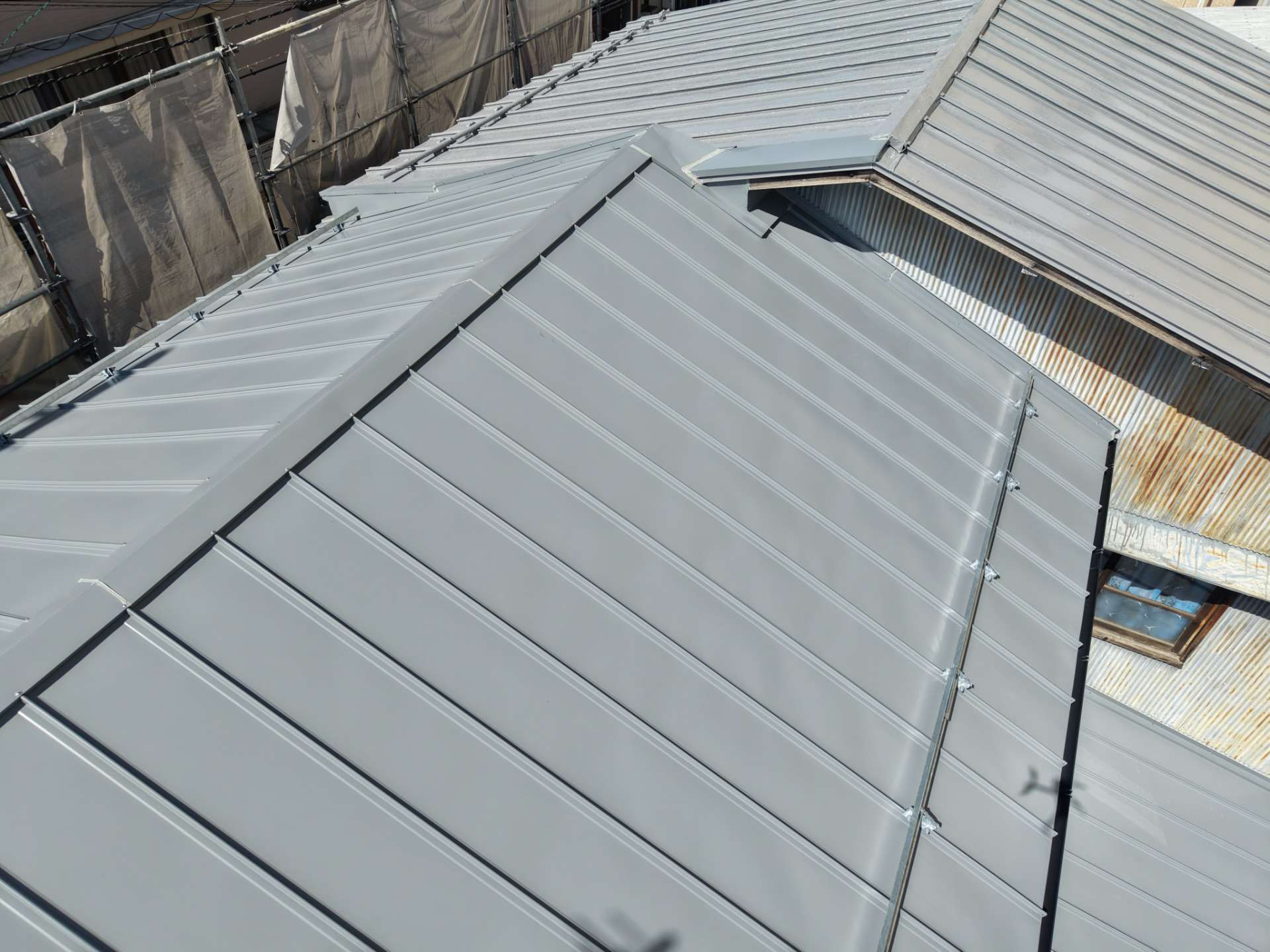 2026年6月施工　屋根の葺き替え　あまどい交換　屋根の塗装　大垣市本町　S様邸