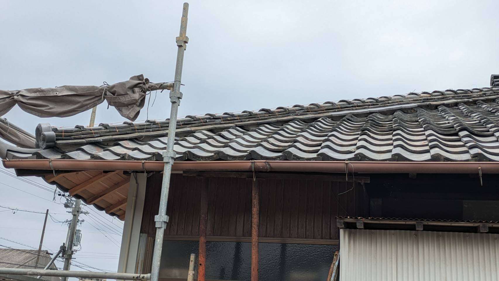 2026年6月施工　屋根の修理　各務原市　N様邸