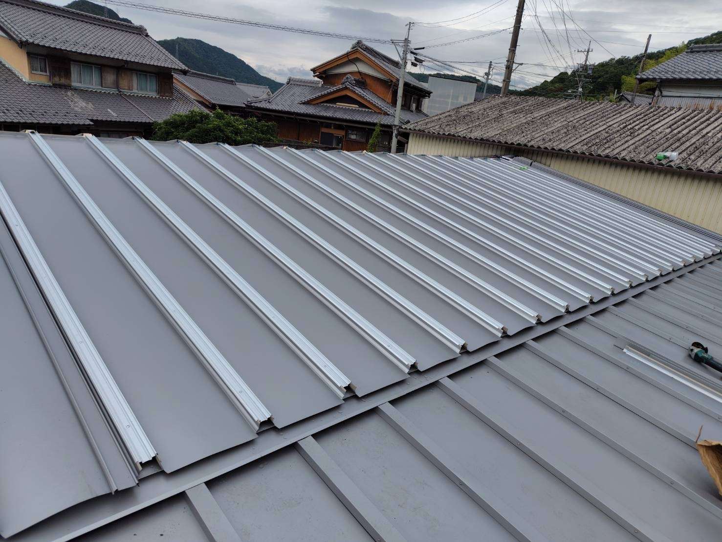2026年6月施工　屋根のカバー工法　外壁の張り替え　あまどい交換　岐阜市　K様邸