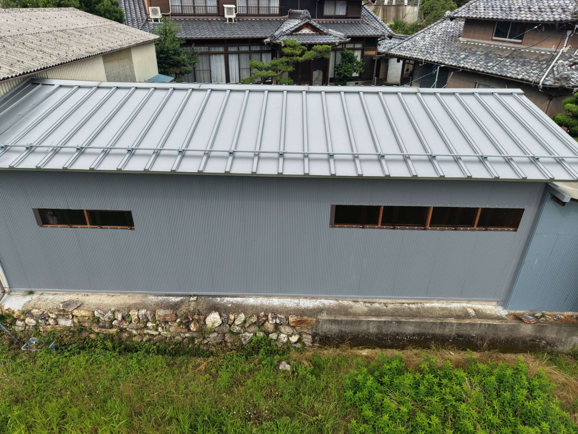 2026年6月施工　屋根のカバー工法　外壁の張り替え　あまどい交換　岐阜市　K様邸