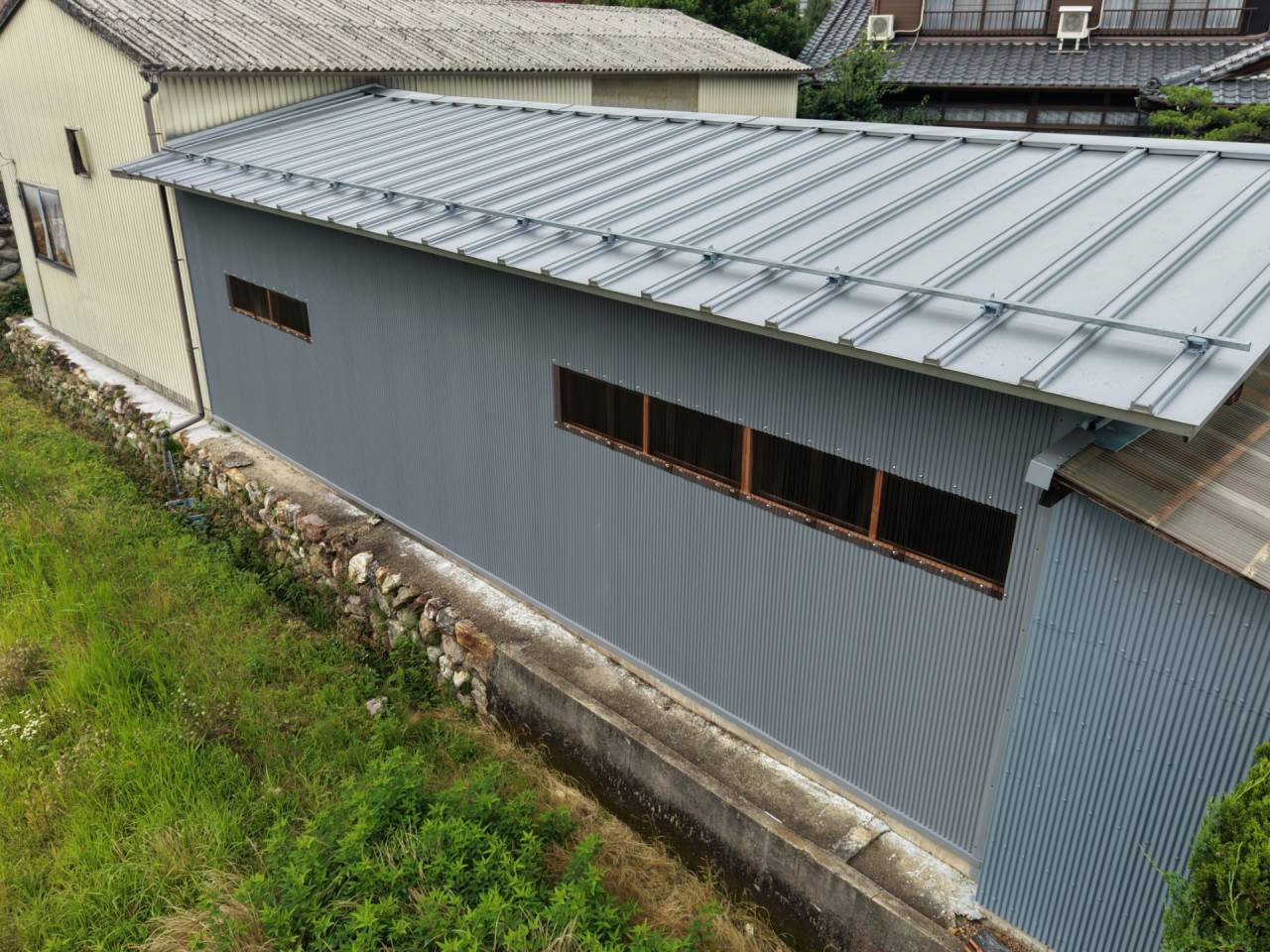 2026年6月施工　屋根のカバー工法　外壁の張り替え　あまどい交換　岐阜市　K様邸
