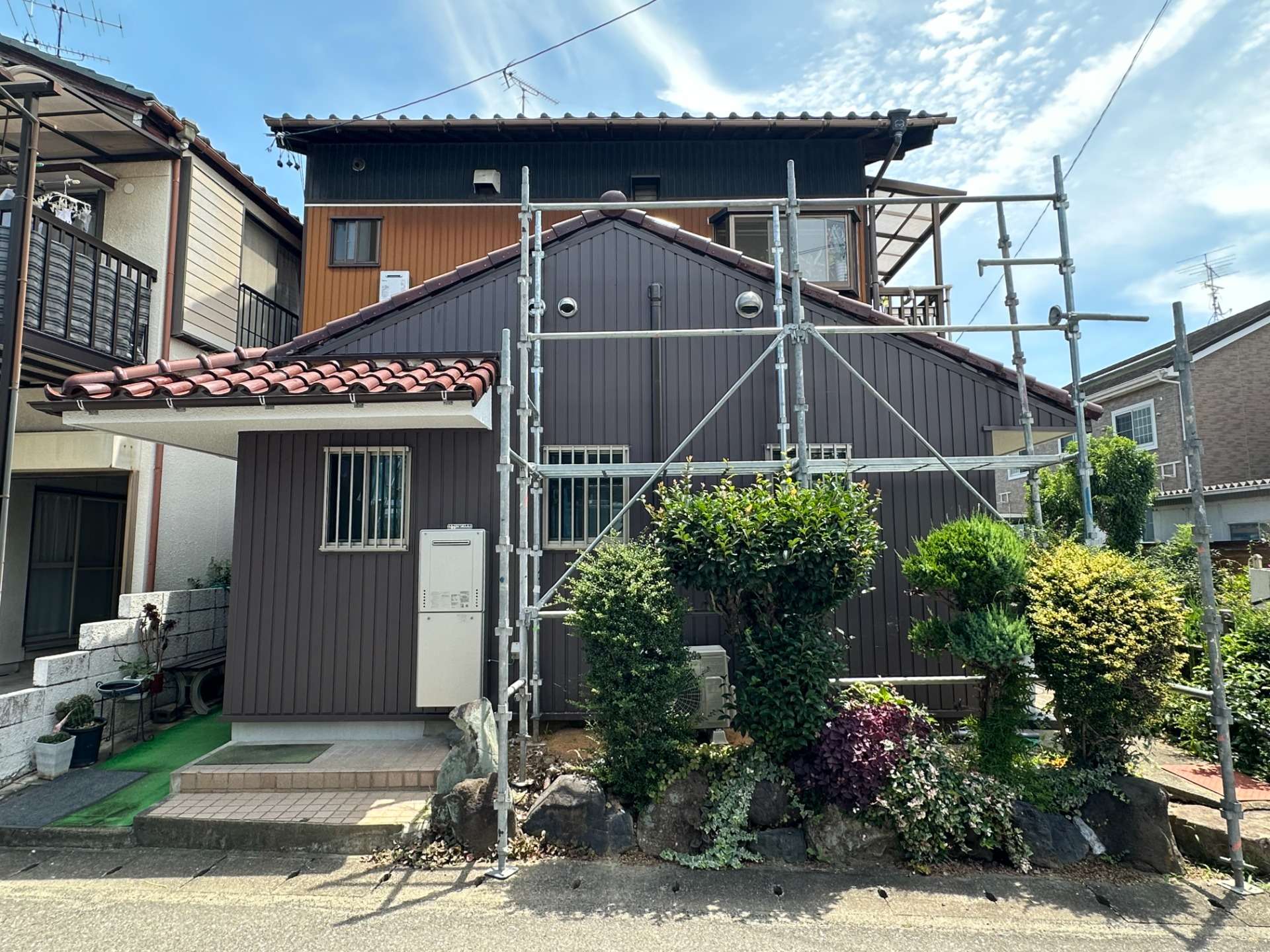 2026年8月施工　【岐阜市水海道】築32年　外壁カバー工法　あまどい交換