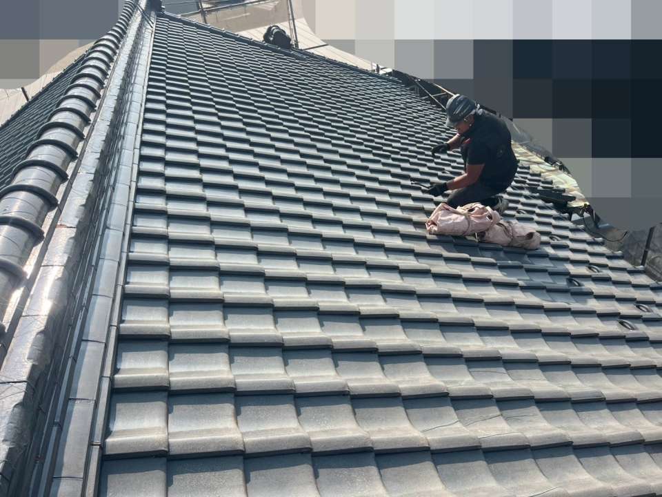 2026年10月施工　【愛知県一宮市】築50年　屋根の葺き替え　あまどい工事