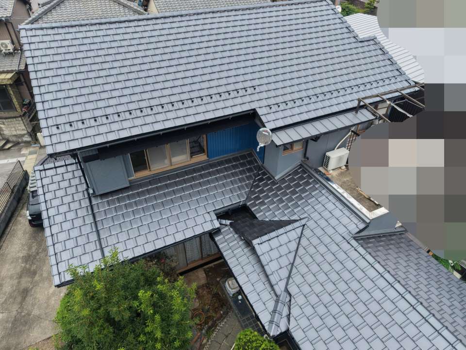 2026年10月施工　【愛知県一宮市】築50年　屋根の葺き替え　あまどい工事