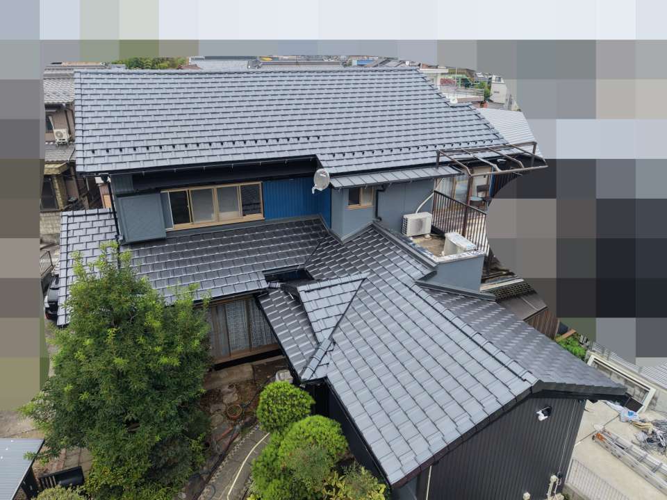 2026年10月施工　【愛知県一宮市】築50年　屋根の葺き替え　あまどい工事