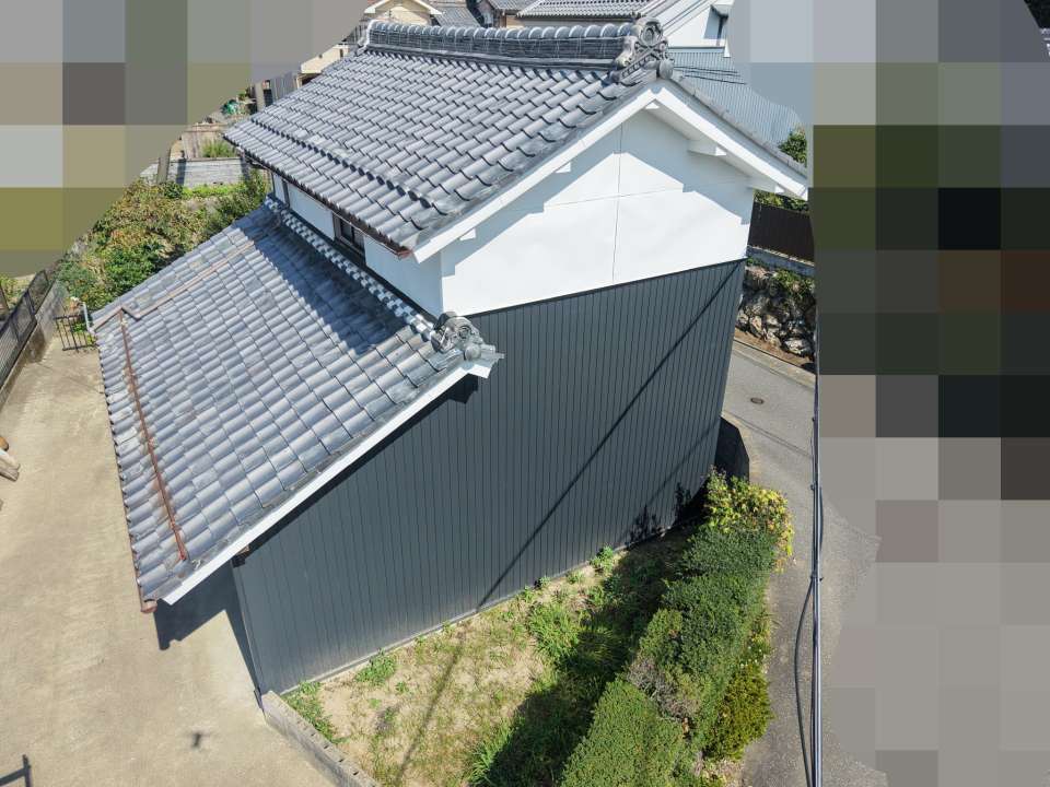2026年10月施工　【岐阜市長良】築48年　外壁の張り替え　あまどい工事　日本瓦修繕
