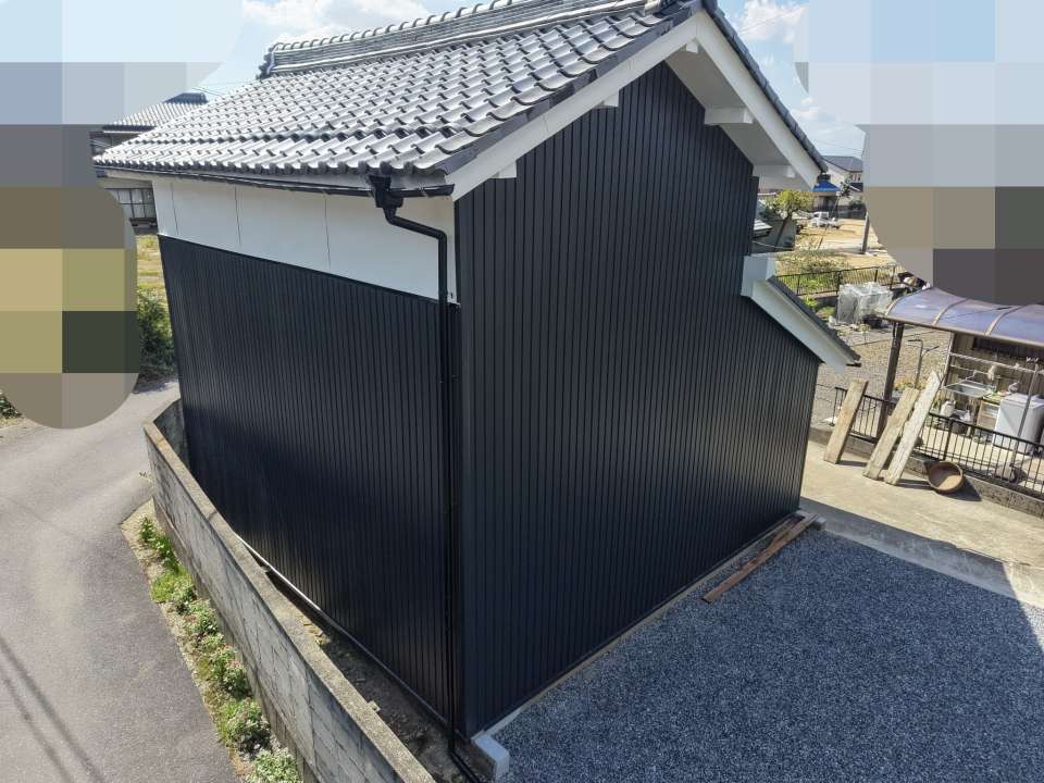 2026年10月施工　【岐阜市長良】築48年　外壁の張り替え　あまどい工事　日本瓦修繕