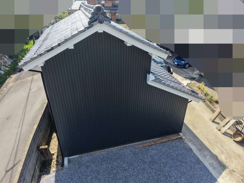 2026年10月施工　【岐阜市長良】築48年　外壁の張り替え　あまどい工事　日本瓦修繕