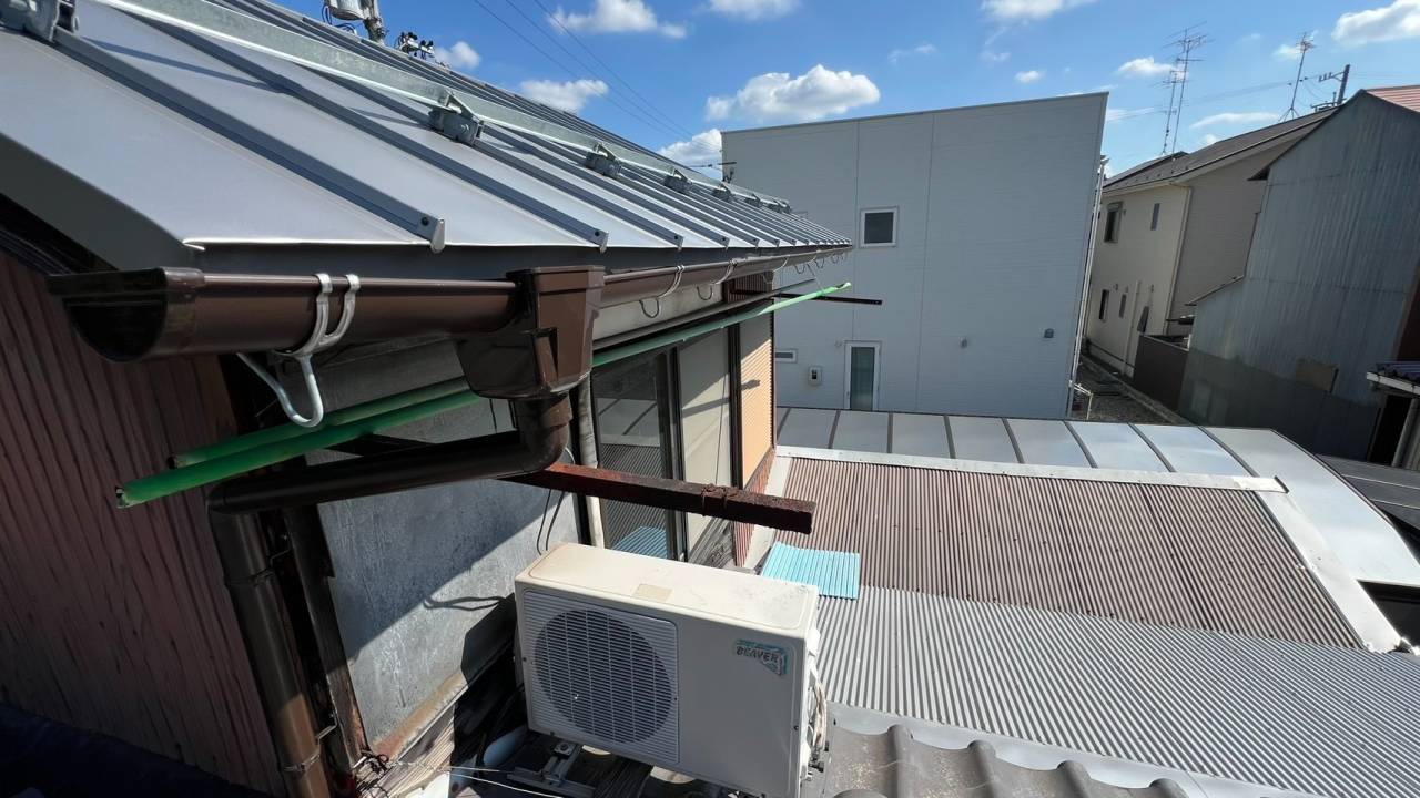 2026年10/21　揖斐川町にて雨どいの交換をしました！